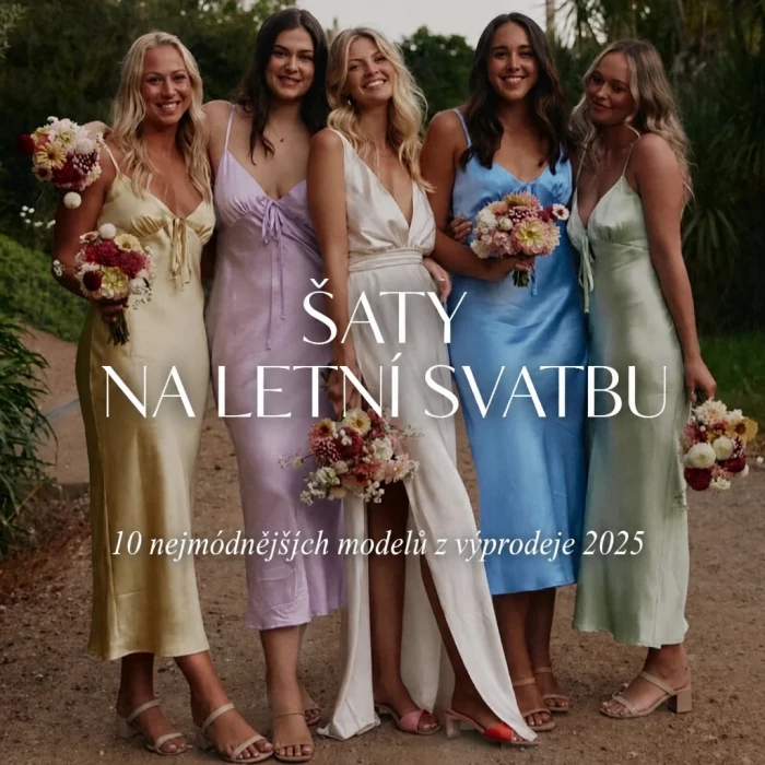 10 šatů na letní svatbu jako z červeného koberce – všechny teď koupíte ve slevě! 10 šatů na letní svatbu jako z červeného koberce – všechny teď koupíte ve slevě!