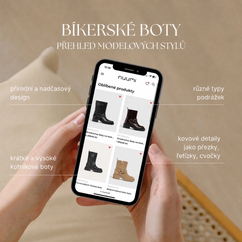 Biker boots: dámské motocyklové boty s charakterem na podzim 2023