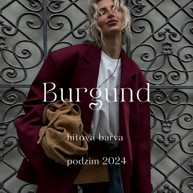 Burgundy – barva, která vládne podzimu 2024 Burgundy – barva, která vládne podzimu 2024