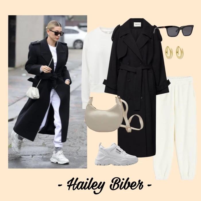 Styl hvězd: zimní kabát à la Hailey Bieber!