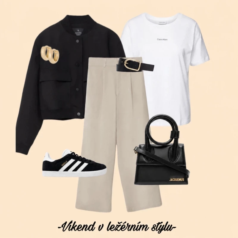 Víkendový casual outfit